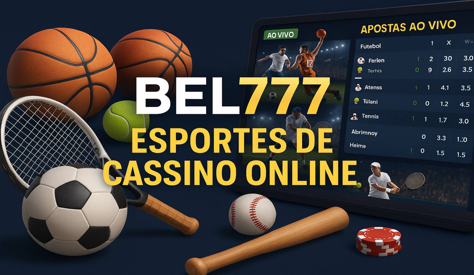 Apostas esportivas no cassino online BEL777