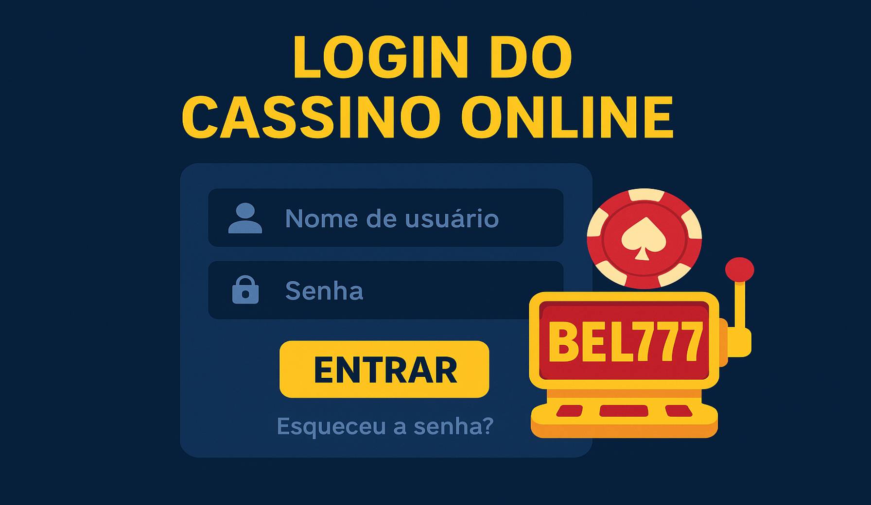 Login no Cassino BEL777